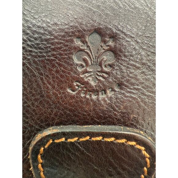 Firenze Italian Full Leather Laptop Executive Briefcase Crossbody Handle Luxury - Picture 6 of 8